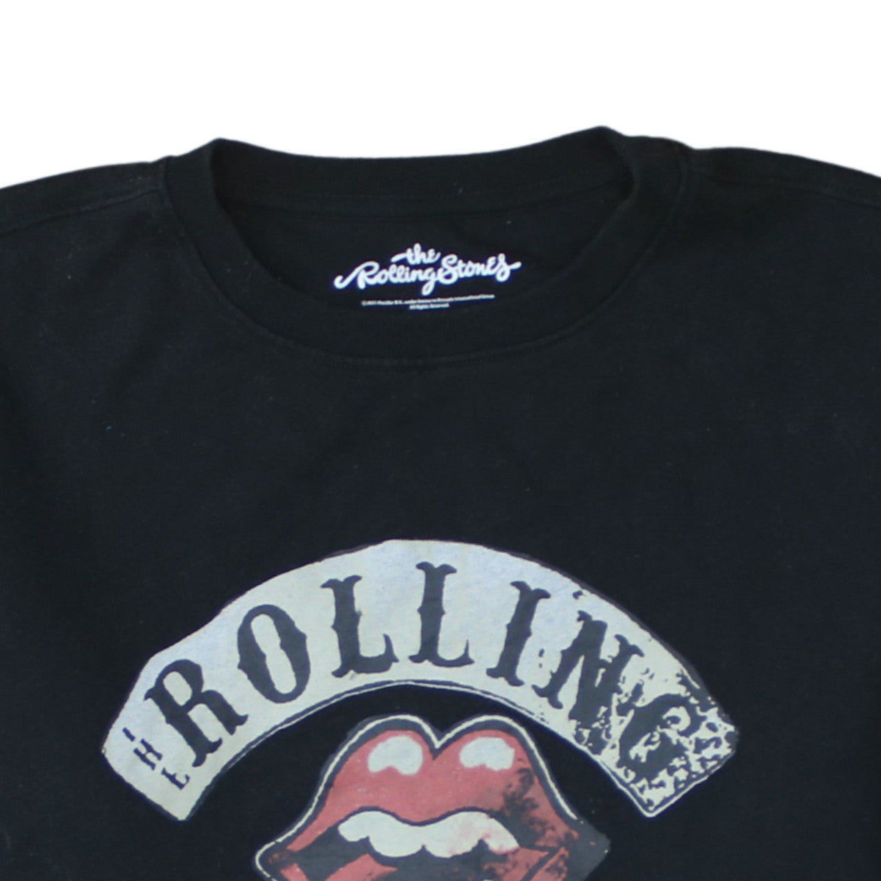 The Rolling Stones Men's Black Graphic Pullover Sweatshirt Size S