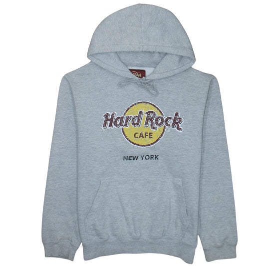 Hard Rock Cafe Women’s Grey Pullover Hoodie Medium Cotton Blend