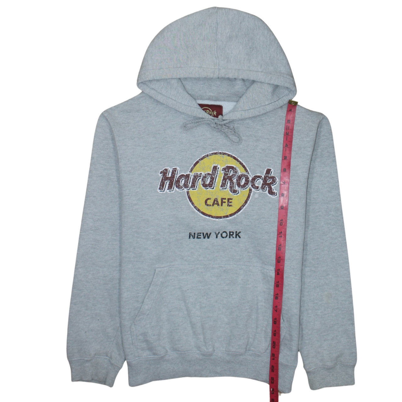 Hard Rock Cafe Women’s Grey Pullover Hoodie Medium Cotton Blend