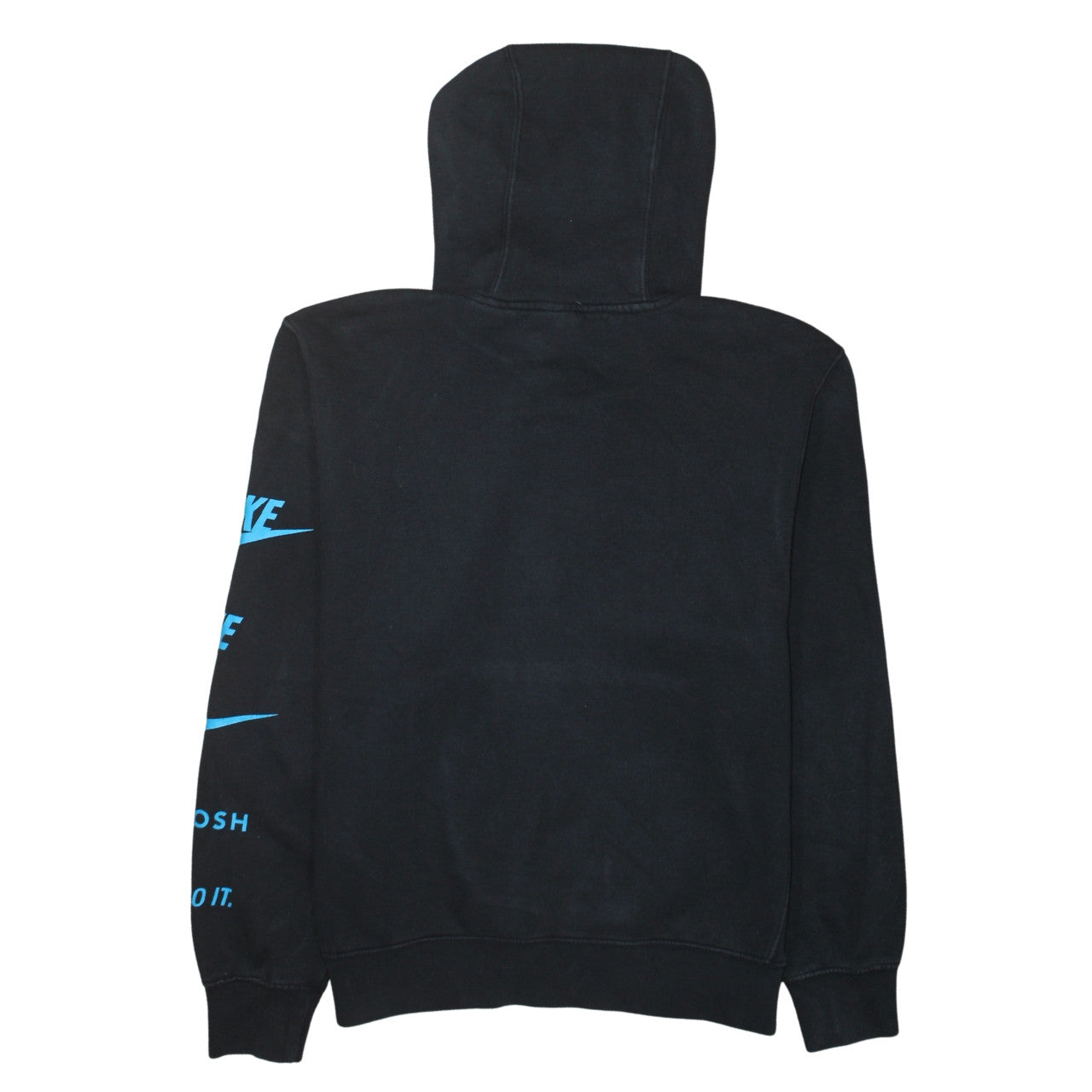 Nike Men's Black Pullover Hoodie Small Logo Graphic Sportswear