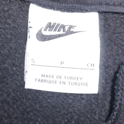 Nike Men's Black Pullover Hoodie Small Logo Graphic Sportswear