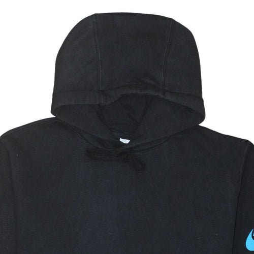Nike Men's Black Pullover Hoodie Small Logo Graphic Sportswear