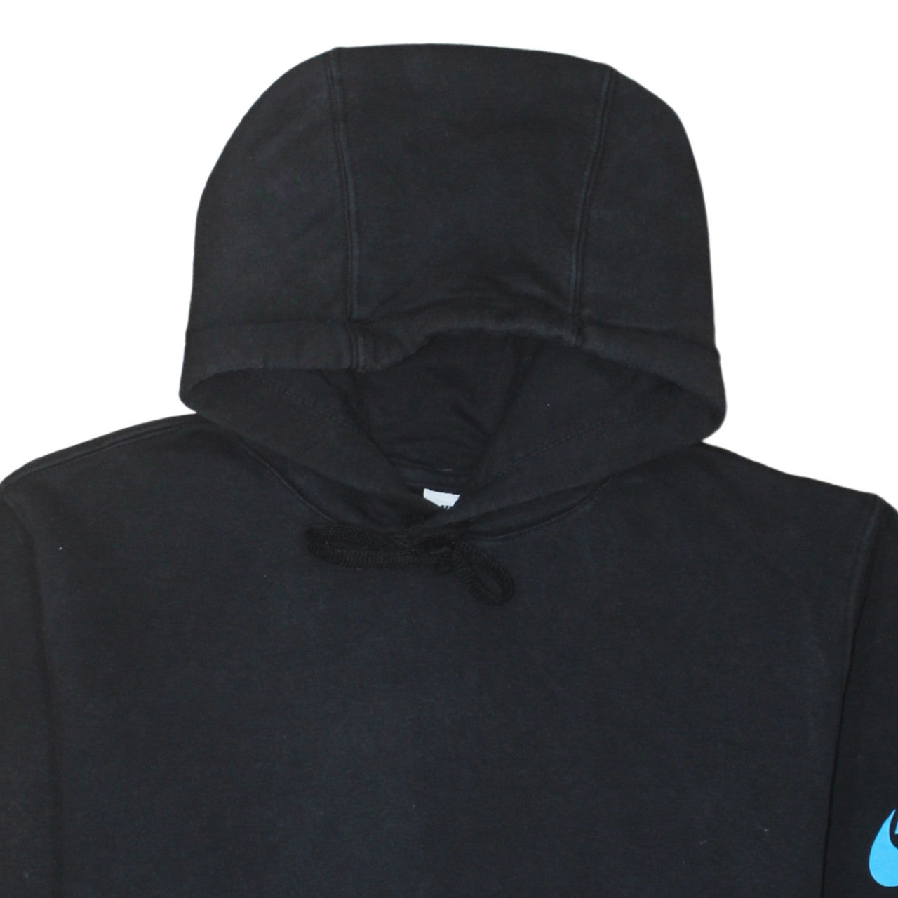 Nike Men's Black Pullover Hoodie Small Logo Graphic Sportswear