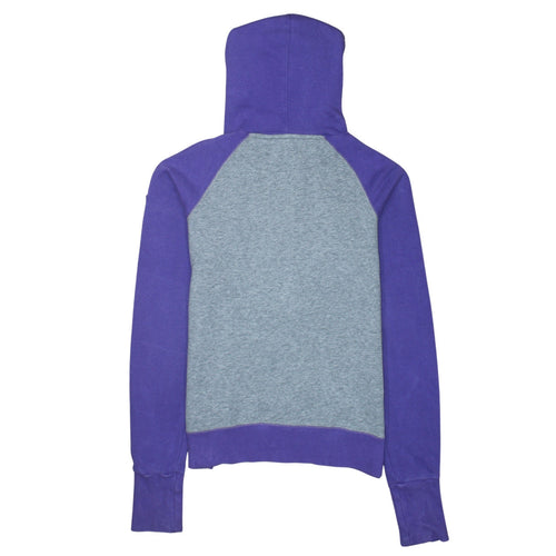 Nike Boys Multicoloured Pullover Hoodie L 14-16 Years Grey Purple Logo