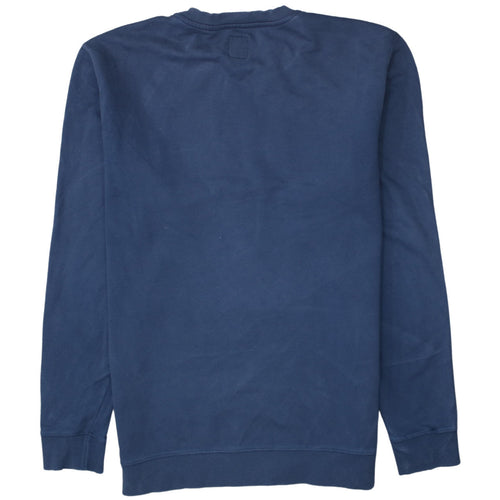 Vans Mens Blue Crew Neck Pullover Sweatshirt Size L Graphic Print