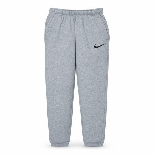 Front view of Nike Men's Grey Dri-FIT Jogger Sweatpants S Regular Fit