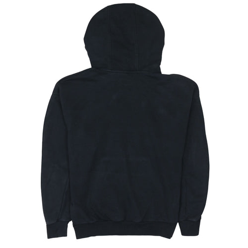 Adidas Women Black Pullover Hoodie Size 10 Trefoil Logo Comfortable Casual