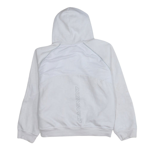 Umbro Women White Full Zip Hoodie Size M Athletic Fit
