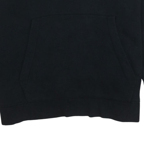 Nike Men's Black Pullover Hoodie L Logo Fleece Sweatshirt