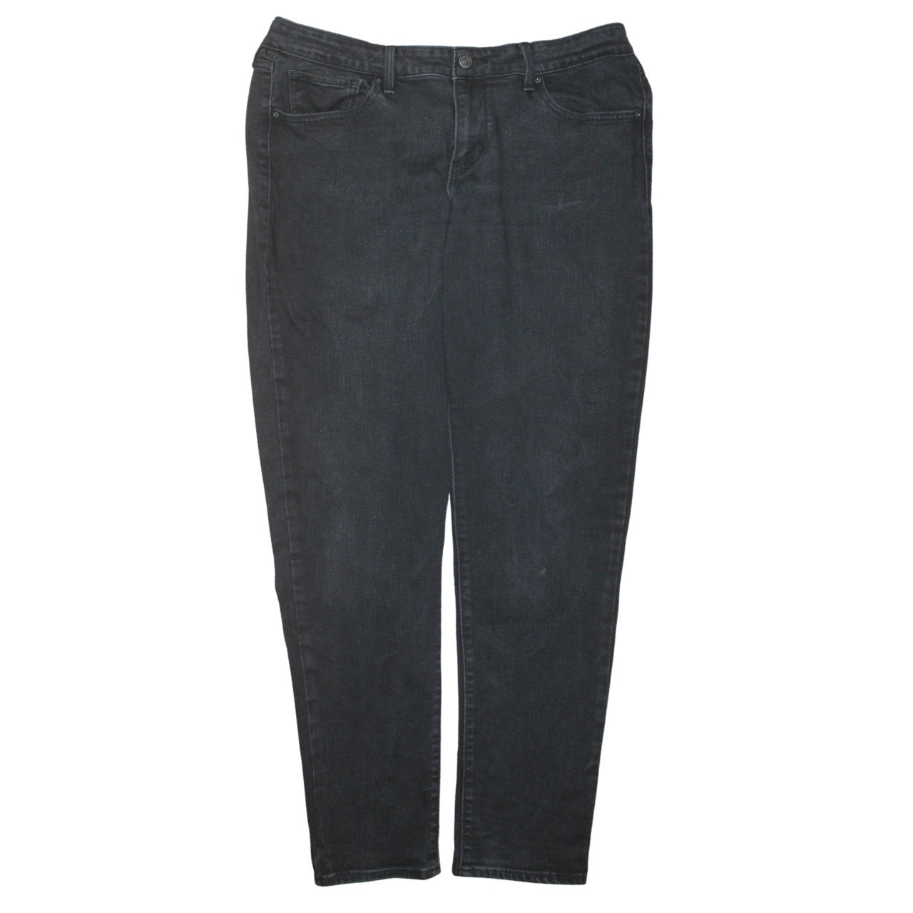 Levi's 811 Curvy Skinny Black Jeans Women Size 33 Slim Fit Denim