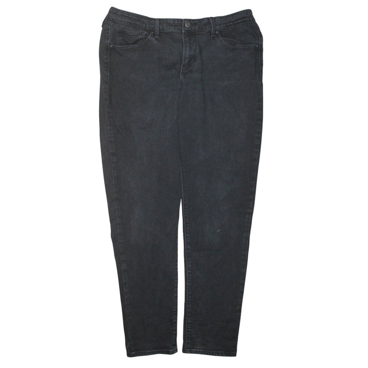 Levi's 811 Curvy Skinny Black Jeans Women Size 33 Slim Fit Denim