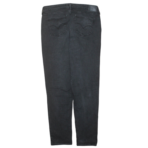 Levi's 811 Curvy Skinny Black Jeans Women Size 33 Slim Fit Denim