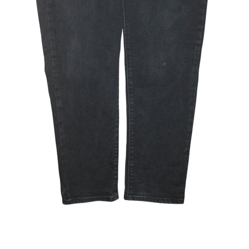 Levi's 811 Curvy Skinny Black Jeans Women Size 33 Slim Fit Denim