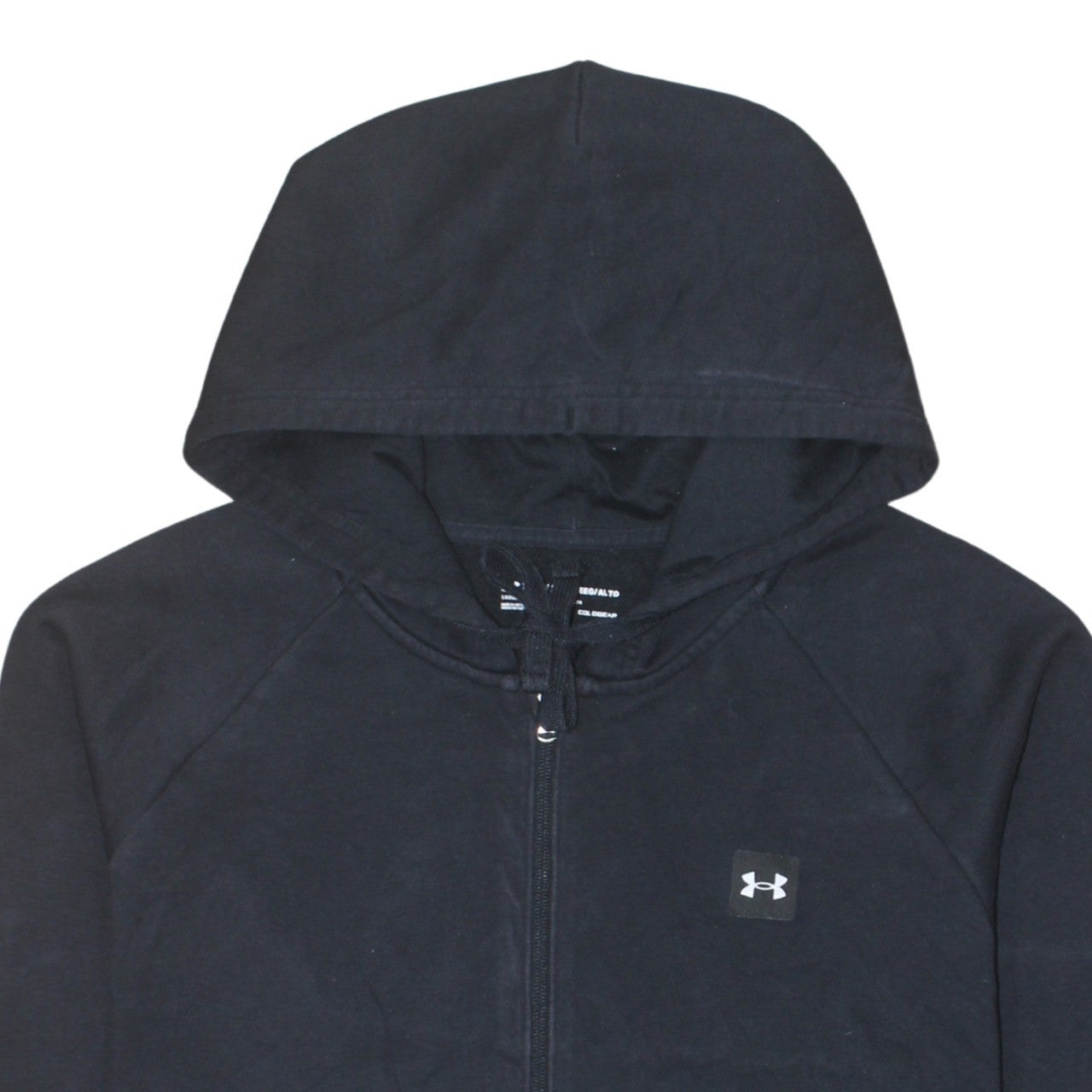 Under Armour Men’s Black Full Zip Hoodie 3XLT ColdGear Fleece