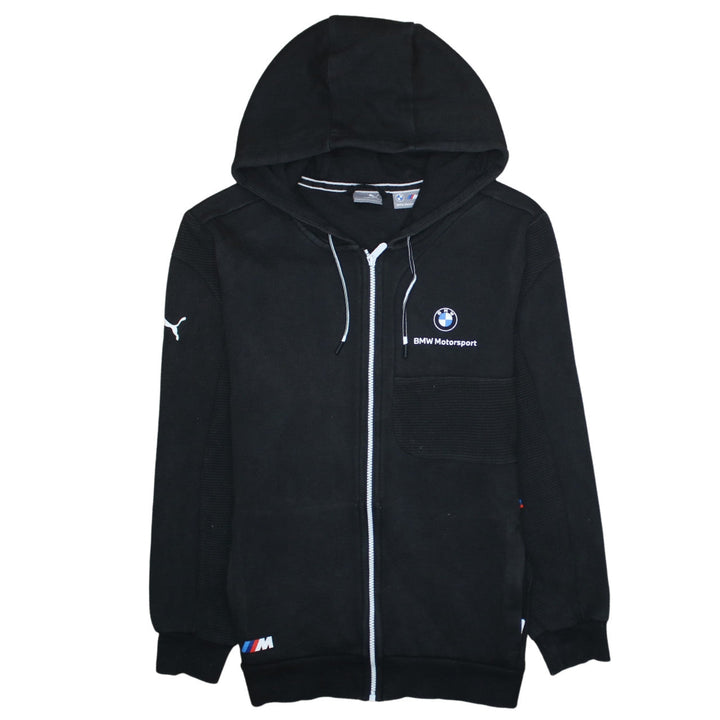 Puma BMW Motorsport Men's Black Full Zip Hoodie Size S