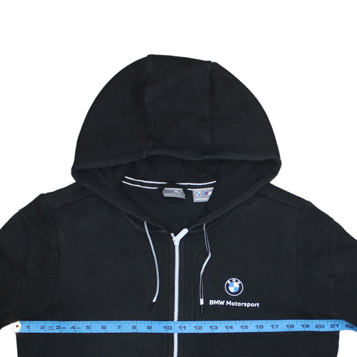 Puma BMW Motorsport Men's Black Full Zip Hoodie Size S