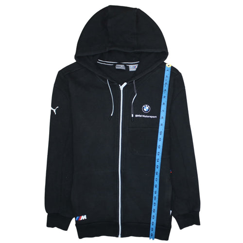 Puma BMW Motorsport Men's Black Full Zip Hoodie Size S