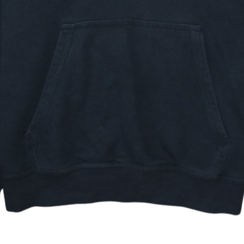 Nike Men’s Black Pullover Hoodie Medium Logo Hooded Sweatshirt