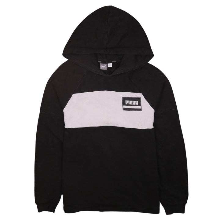 Puma Men's Black Pullover Hoodie Small Logo Sportswear
