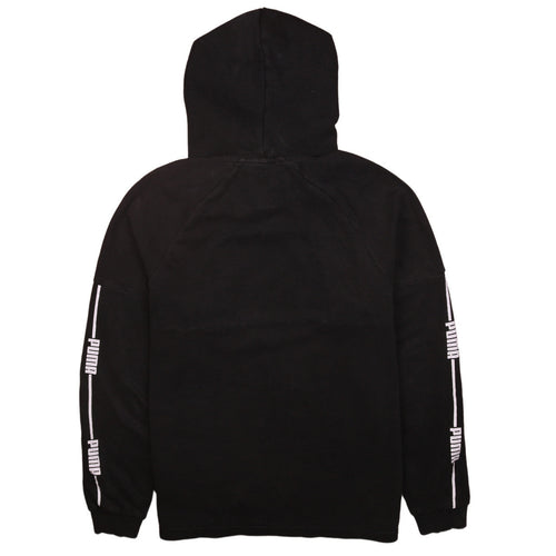 Puma Men's Black Pullover Hoodie Small Logo Sportswear
