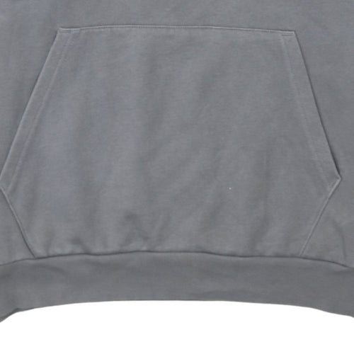 Puma Men Grey Pullover Hoodie Medium Graphic Sportswear