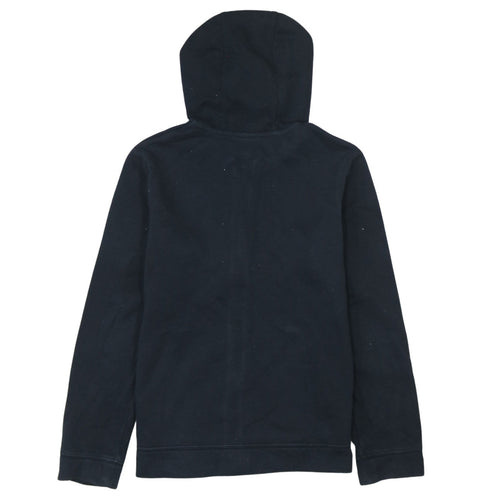 Nike Boys Black Full Zip Hoodie L 147-158cm Standard Fit Logo Sweatshirt