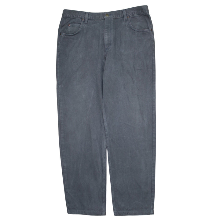 Lee Men's Grey Straight Leg Brooklyn Jeans Size 38x32 Regular Fit