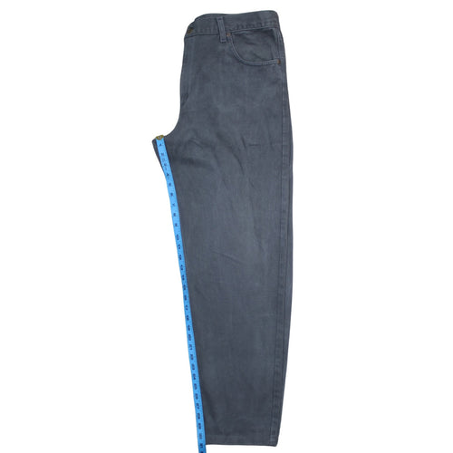 Lee Men's Grey Straight Leg Brooklyn Jeans Size 38x32 Regular Fit