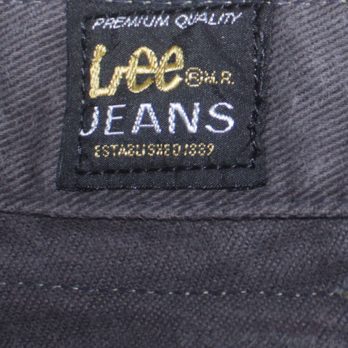 Lee Men's Grey Straight Leg Brooklyn Jeans Size 38x32 Regular Fit