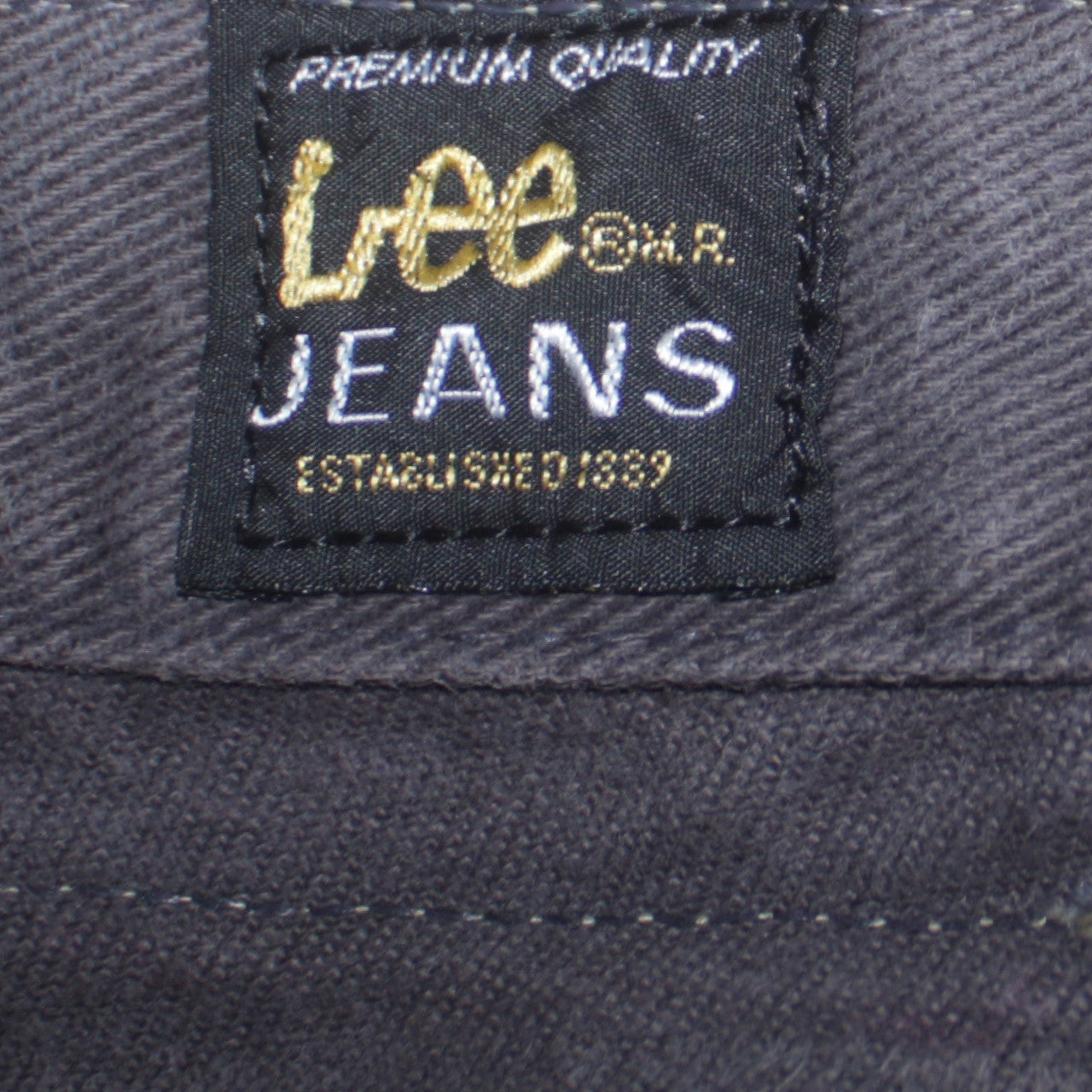 Lee Men's Grey Straight Leg Brooklyn Jeans Size 38x32 Regular Fit