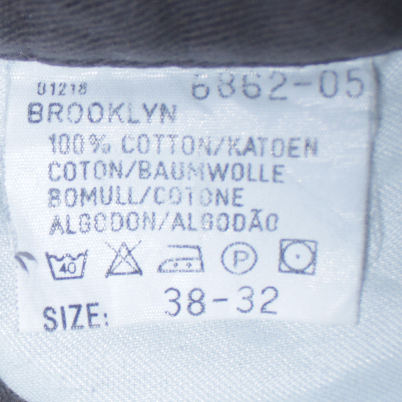Lee Men's Grey Straight Leg Brooklyn Jeans Size 38x32 Regular Fit