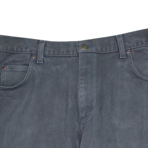 Lee Men's Grey Straight Leg Brooklyn Jeans Size 38x32 Regular Fit