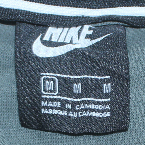 Nike Men's Green Full Zip Sports Hoodie Size M