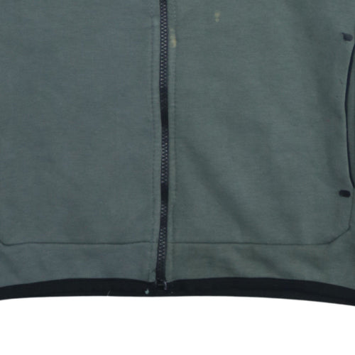 Nike Men's Green Full Zip Sports Hoodie Size M