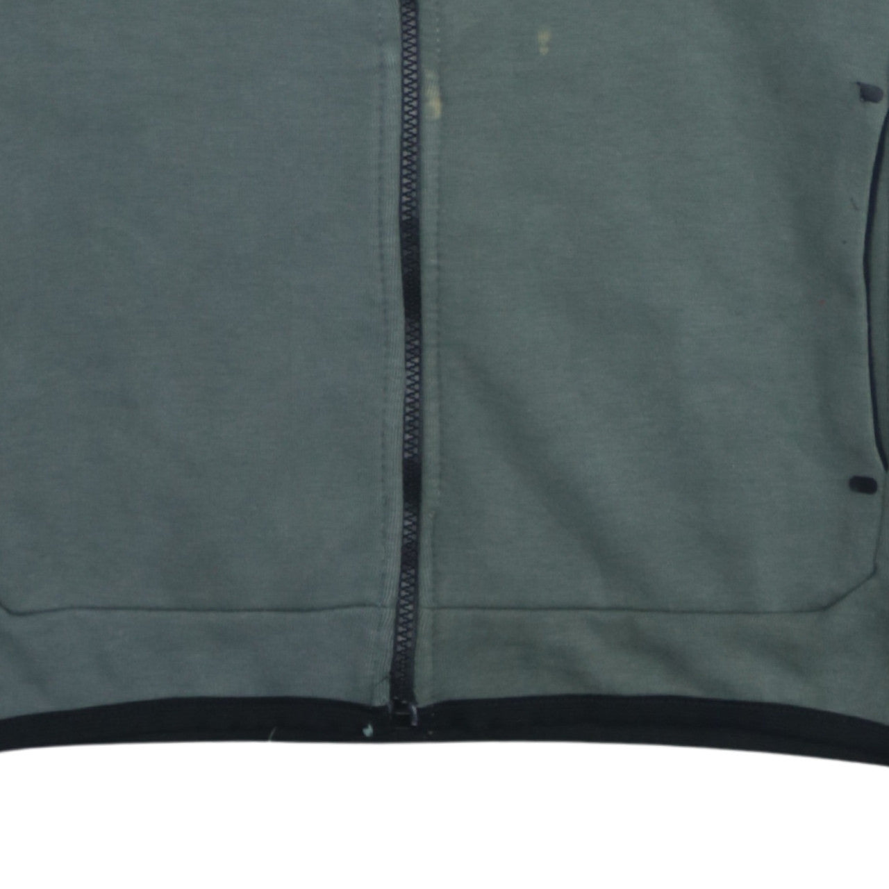 Nike Men's Green Full Zip Sports Hoodie Size M