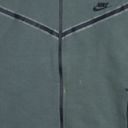 Nike Men's Green Full Zip Sports Hoodie Size M