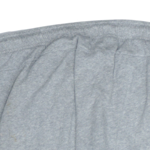 Adidas Women Grey Sweatpants Joggers Size 12-14 Elastic Waist