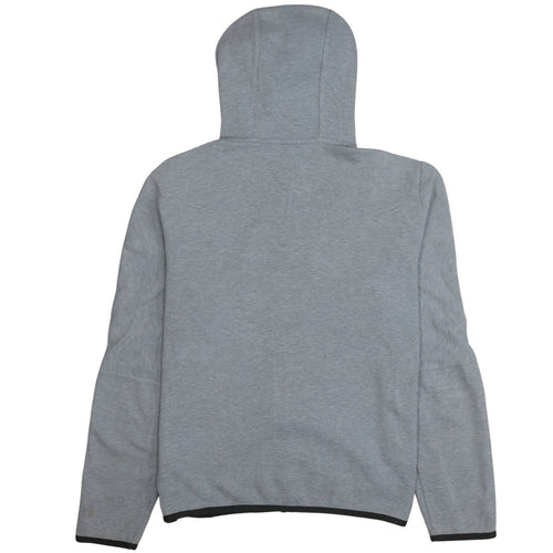 Nike Men Grey Full Zip Hoodie Size M Lightweight Sportswear