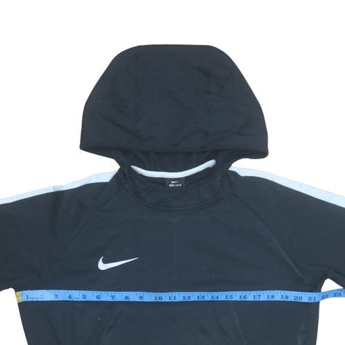 Nike Men's Black Dri-FIT Pullover Athletic Hoodie Medium