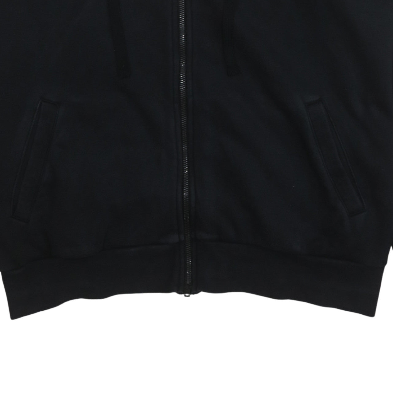 Adidas Womens Black Full Zip Hoodie XL Classic Stripe Casual