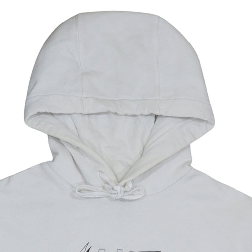 Nike Men's White Pullover Hoodie Small Logo Graphic Sportwear