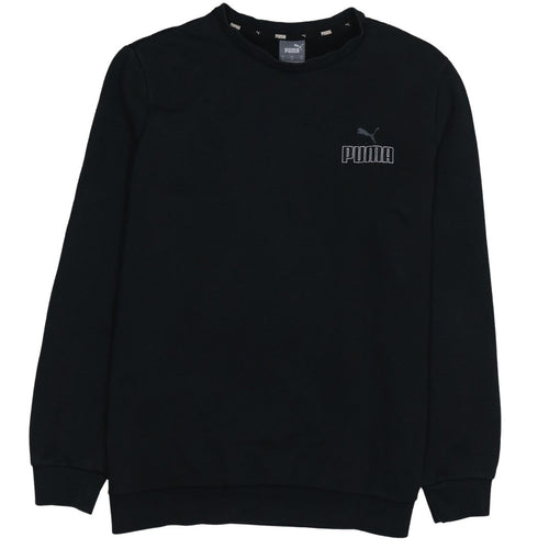 Puma Men’s Black Crew Neck Pullover Sweatshirt M