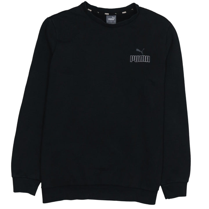Puma Men’s Black Crew Neck Pullover Sweatshirt M