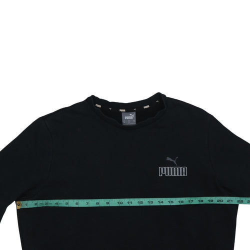 Puma Men’s Black Crew Neck Pullover Sweatshirt M