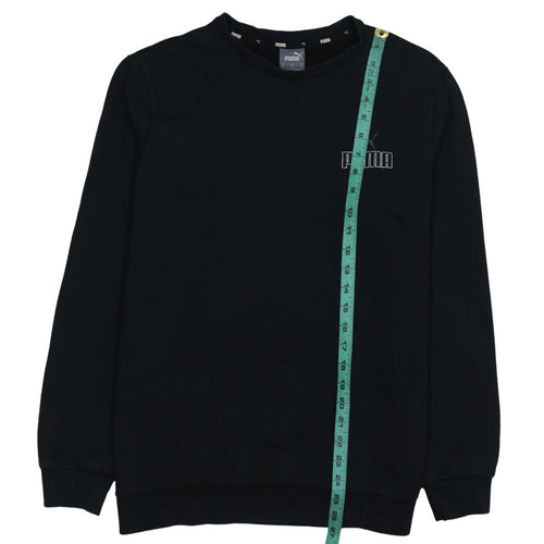 Puma Men’s Black Crew Neck Pullover Sweatshirt M
