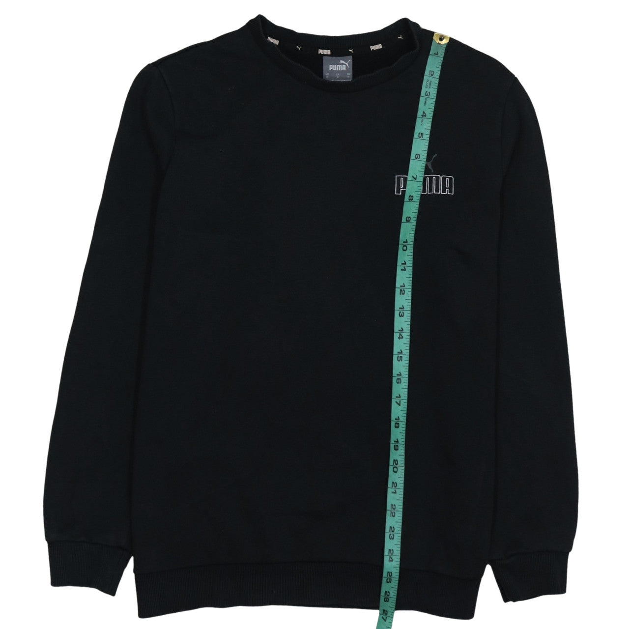 Puma Men’s Black Crew Neck Pullover Sweatshirt M