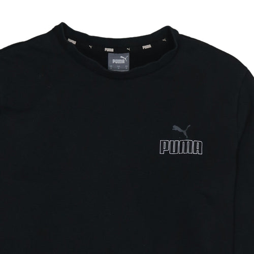 Puma Men’s Black Crew Neck Pullover Sweatshirt M