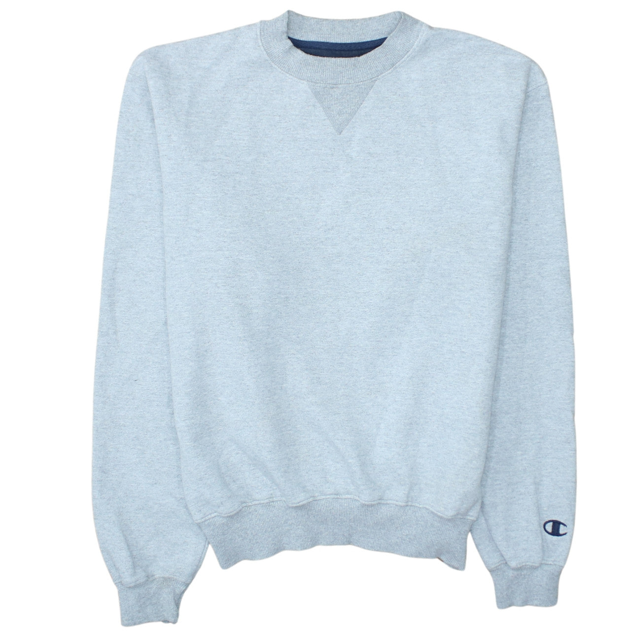 Champion Men's Grey Pullover Crew Neck Sweatshirt Size S
