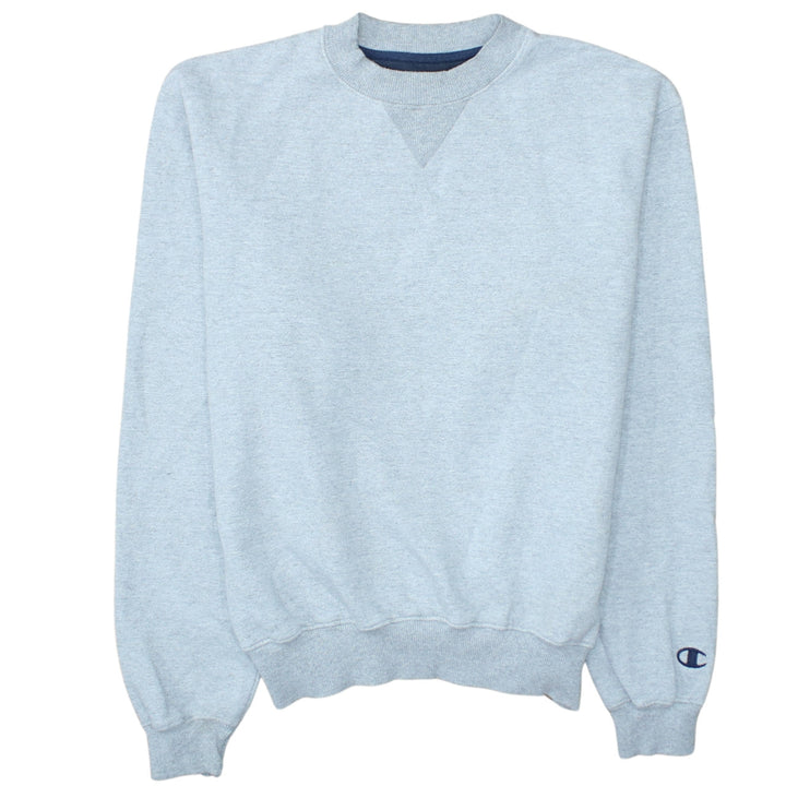 Champion Men's Grey Pullover Crew Neck Sweatshirt Size S