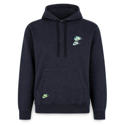 Nike Men's Black Pullover Hoodie M Logo Fleece Sportswear